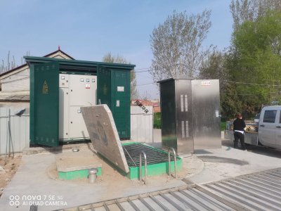 濮阳雨水泵站调试验收完成